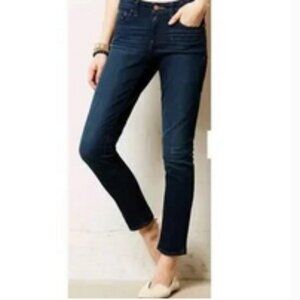 Anthropologie Pilcro STET Jeans Classic Mid-Rise Skinny Dark Wash, size 29, sz 8
